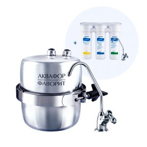 Проточная система Аквафор Фаворит + Аквафор Трио Норма
