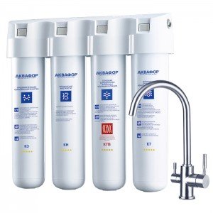 Проточная система Аквафор Кристалл Эко Н с краном 2 в 1 Аквафор 35