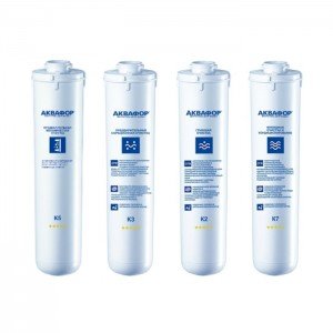 Комплект сменных модулей для Аквафор Кристалл Квадро на год